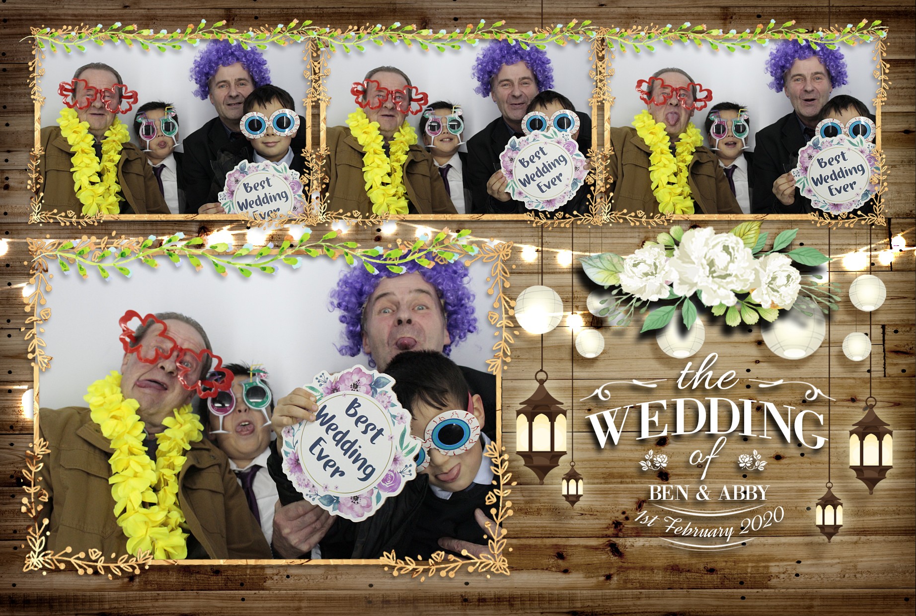 Ben & Abby’s Wedding  | View more photos from the event at gallery.myphotoboothexperience.co.uk/u/MyPhotoBoothExperienceLtd/Ben-Abby’s-Wedding
